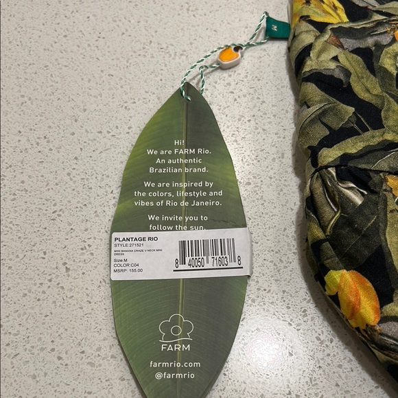 FARM Rio mini dress size M. - Picture 3 of 4